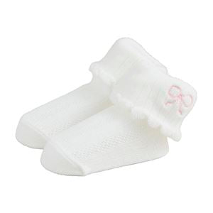 Mudpie Baby Girl Socks with Bow 0-12 months