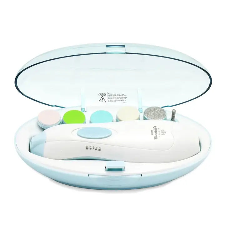 Little Martin's Drawer Baby Electric Nail Trimmer with Light - Blue