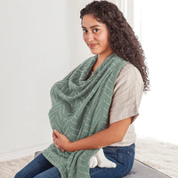 Itzy Ritzy Breastfeeding Boss Multi-use Blanket (Sage)