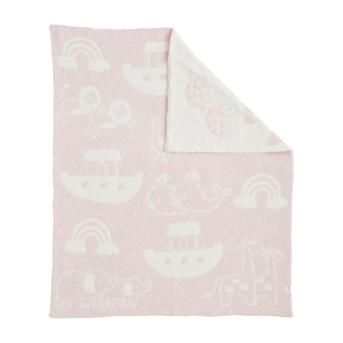 Mud Pie Noah’s Ark Chenille Blanket