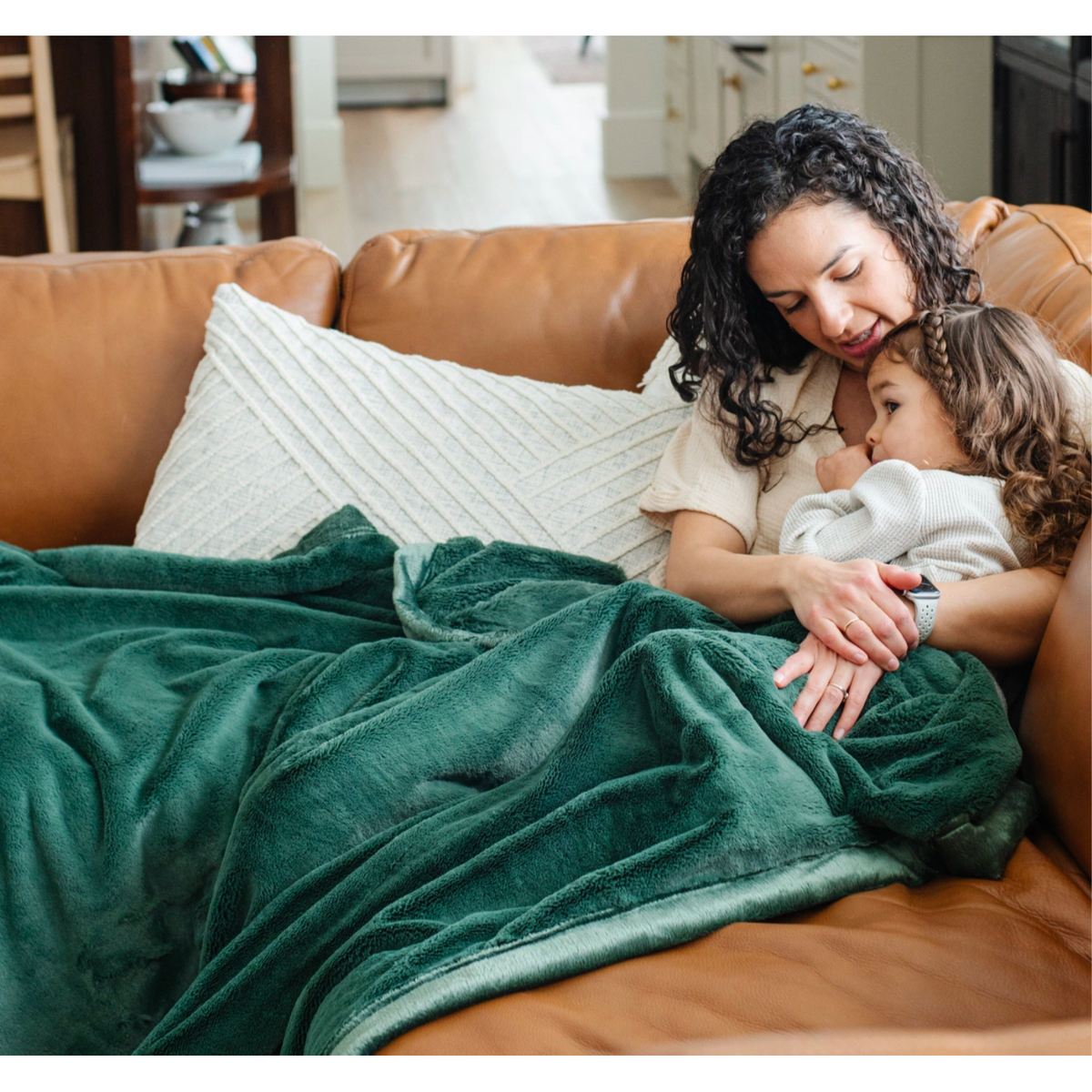 Saranoni Lush XL Blanket in Hunter Green