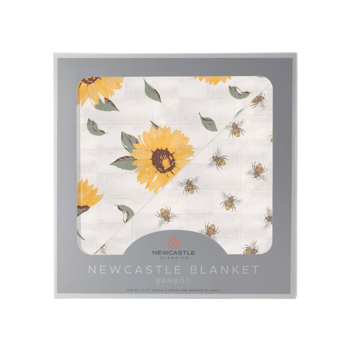 Newcastle Classics Bamboo Blanket (Sunflower Fawn and Honey Bee)