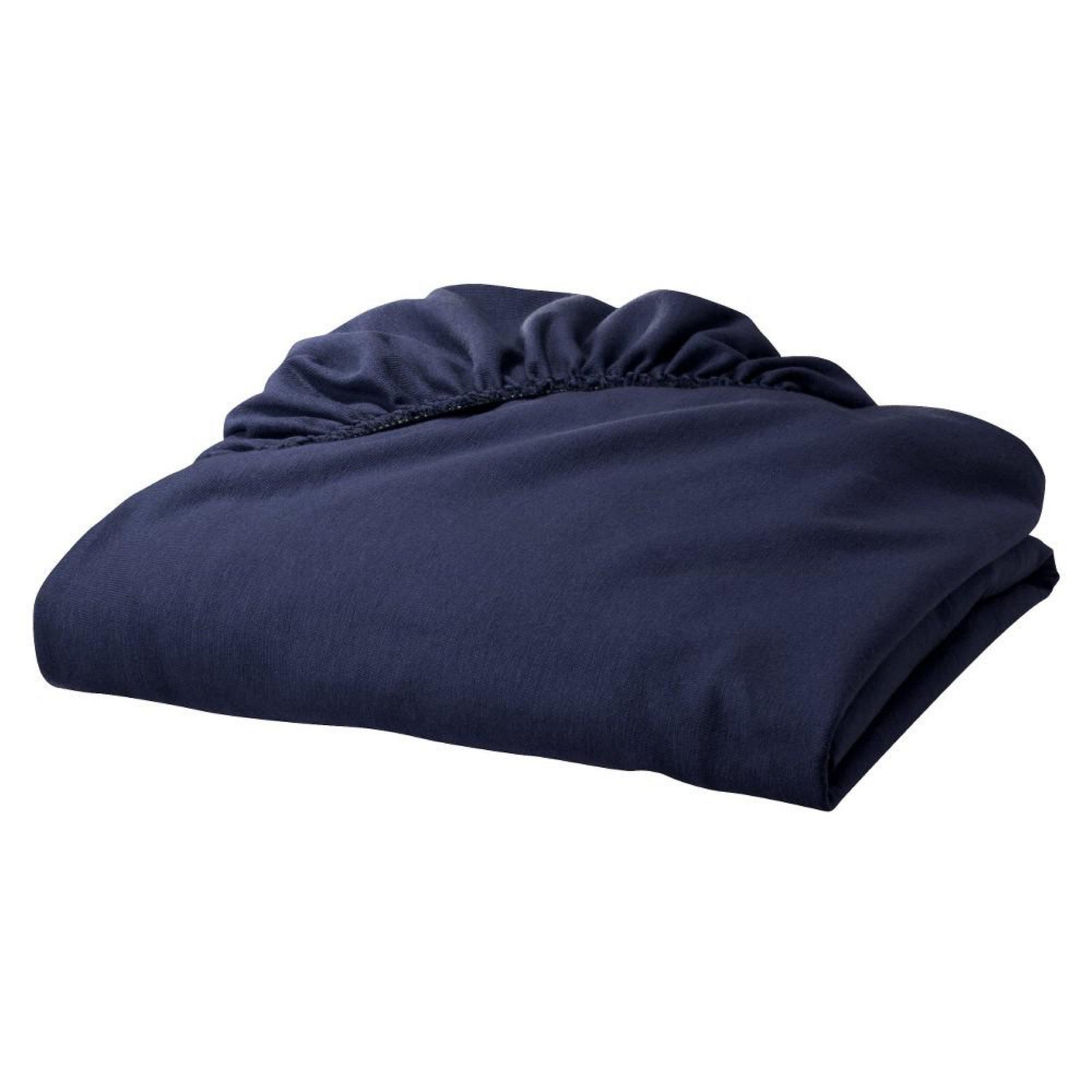 American Baby Company Cotton Supreme Jersey Knit Fitted Crib Sheet (Navy)