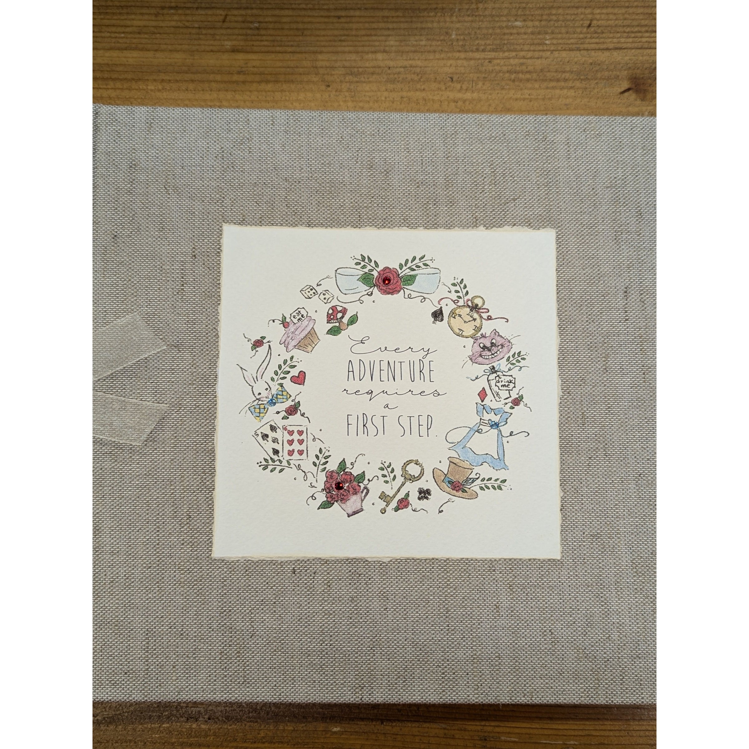 Hugs and Kisses Alice in Wonderland Memory Book (Newborn-5th Birthday)