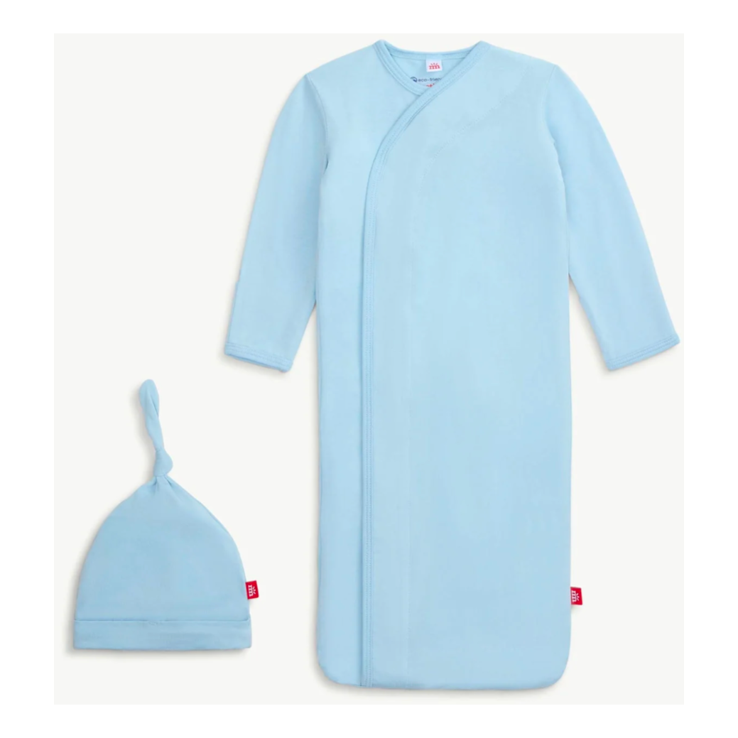 Magnetic Me Baby Blue Gown & Hat Set