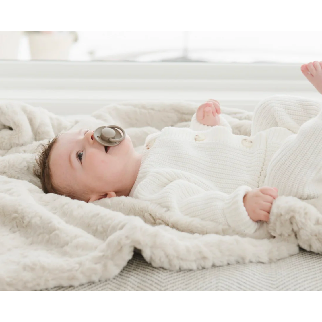 Saranoni Dream Receiving Blanket in Oat