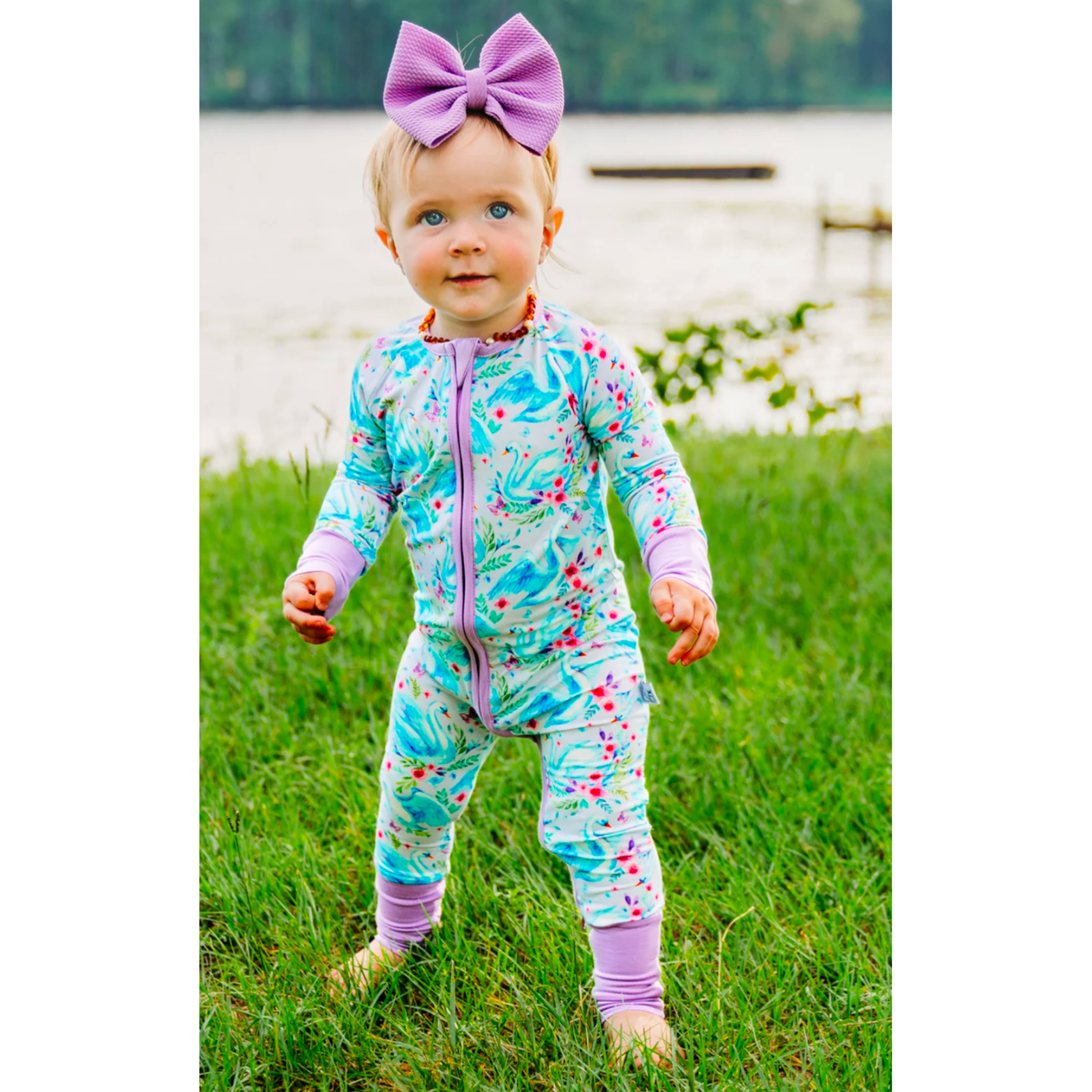 Ceddy & Ria Swans Romper