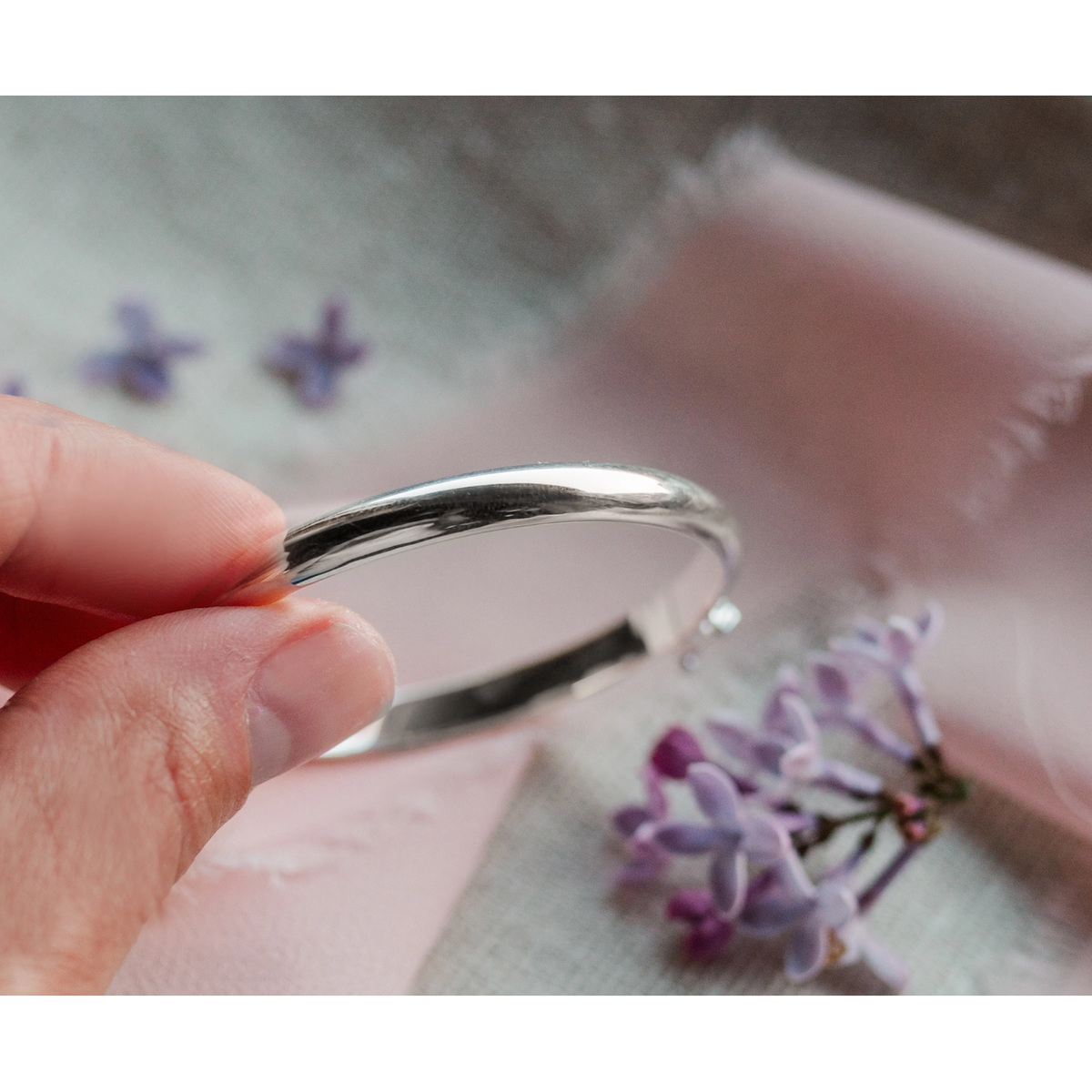 Cherished Moments Sterling Silver Bangle (1-5)