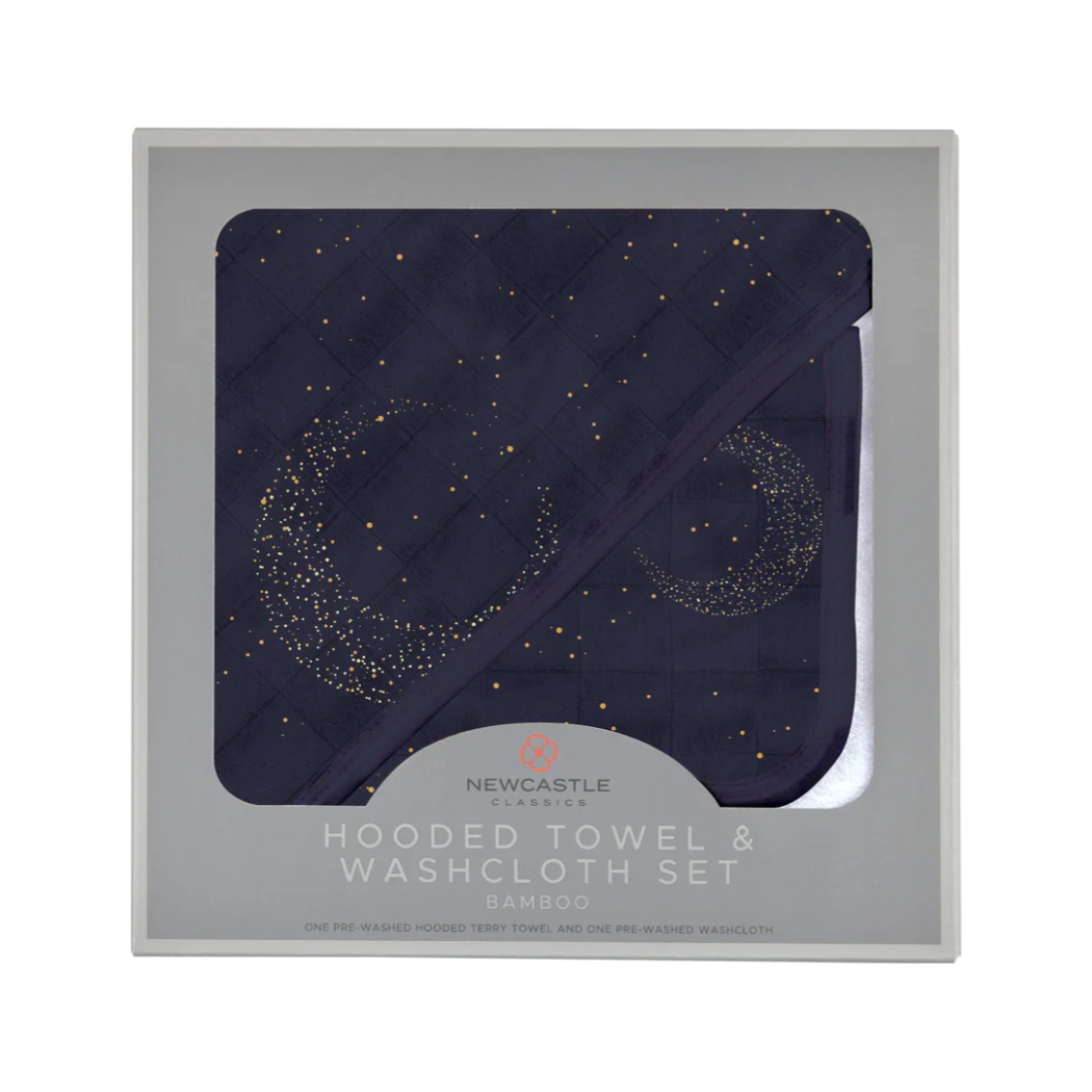 Newcastle Classics Hooded Towel Set (Midnight Moon)