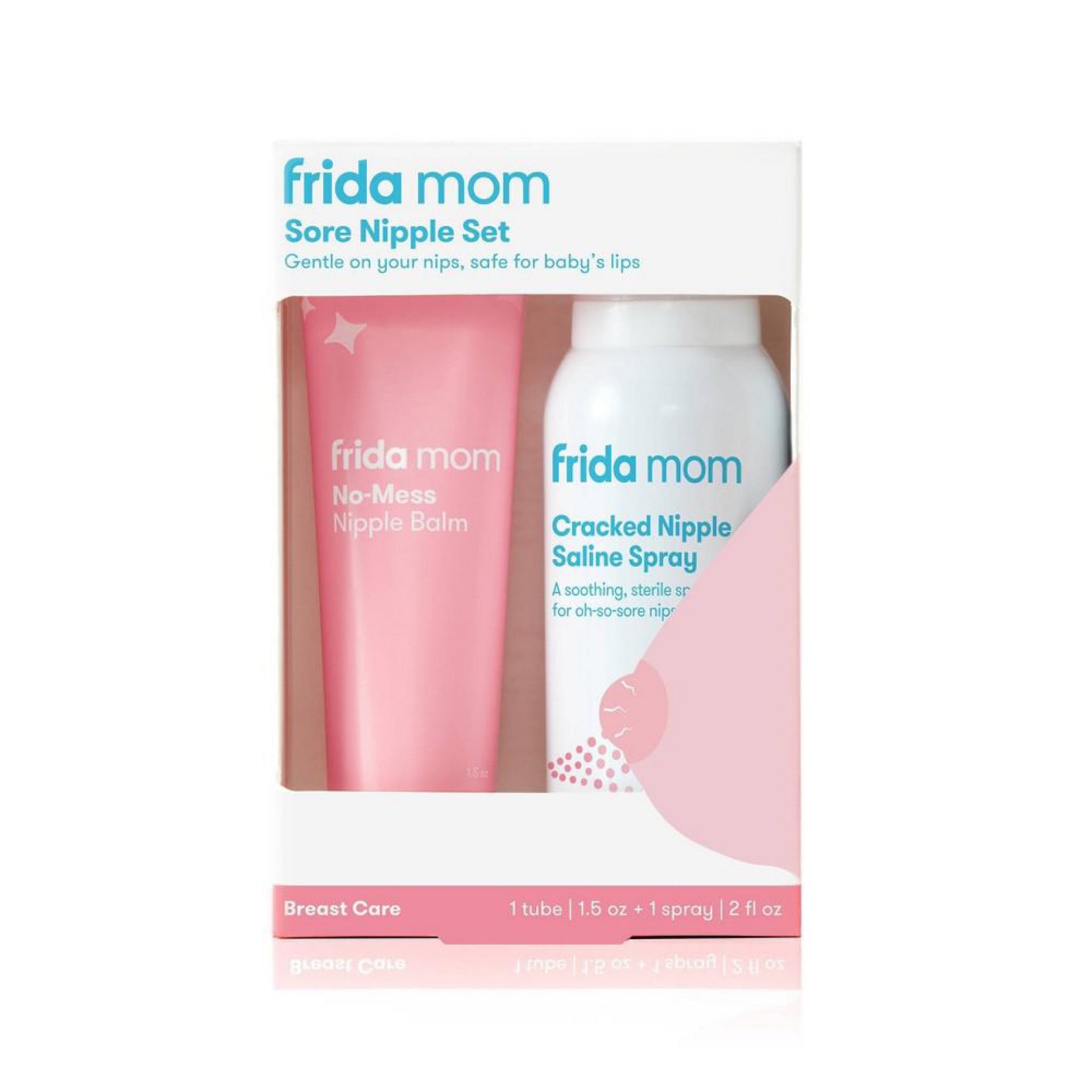 Frida Mom Sore Nipple Set Nipple Saline Spray Nipple Balm Piece Set