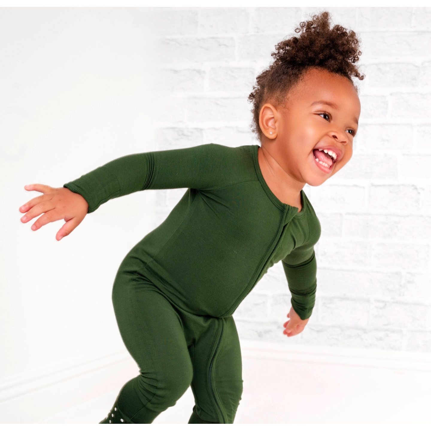 Jammie Sessions Emerald Green Romper