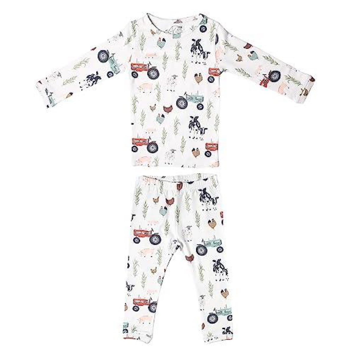 Copper Pearl Two Piece Long Sleeve Toddler PJ Sets in Jo (12m)