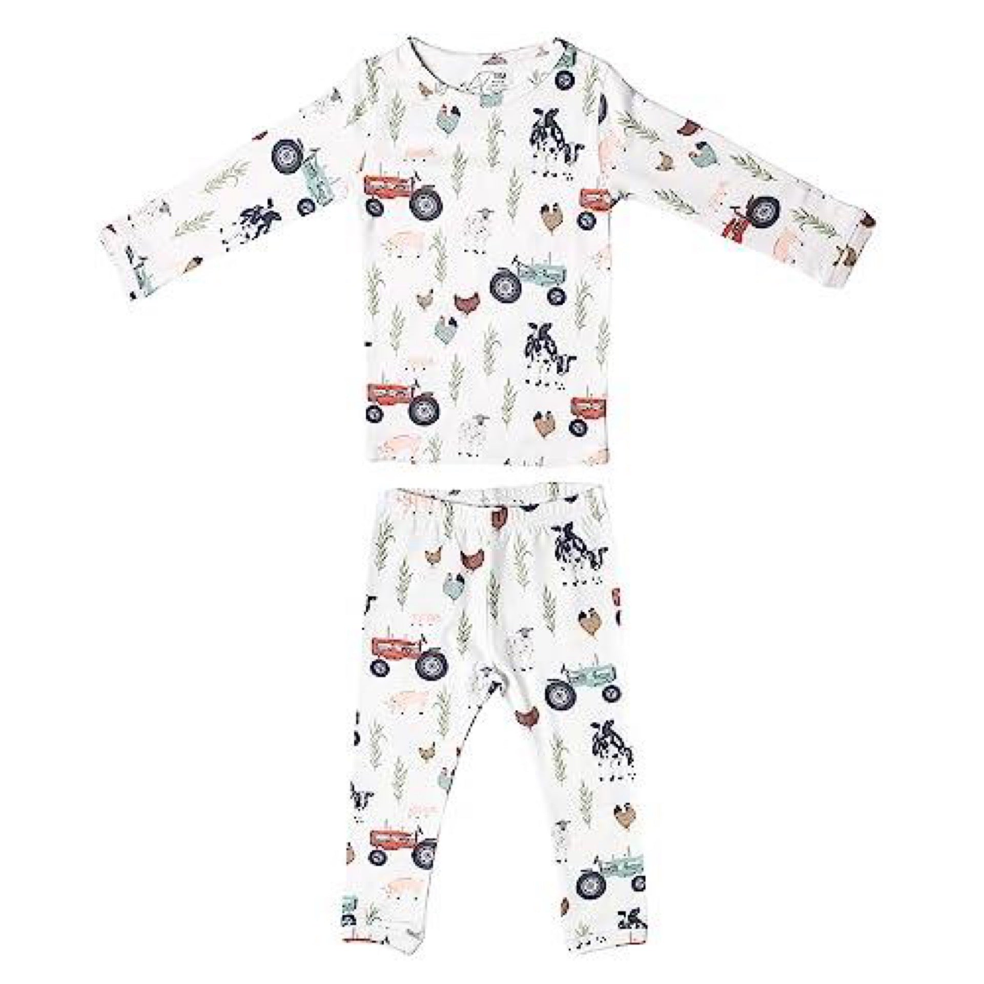 Copper Pearl Two Piece Long Sleeve Toddler PJ Sets in Jo (12m)