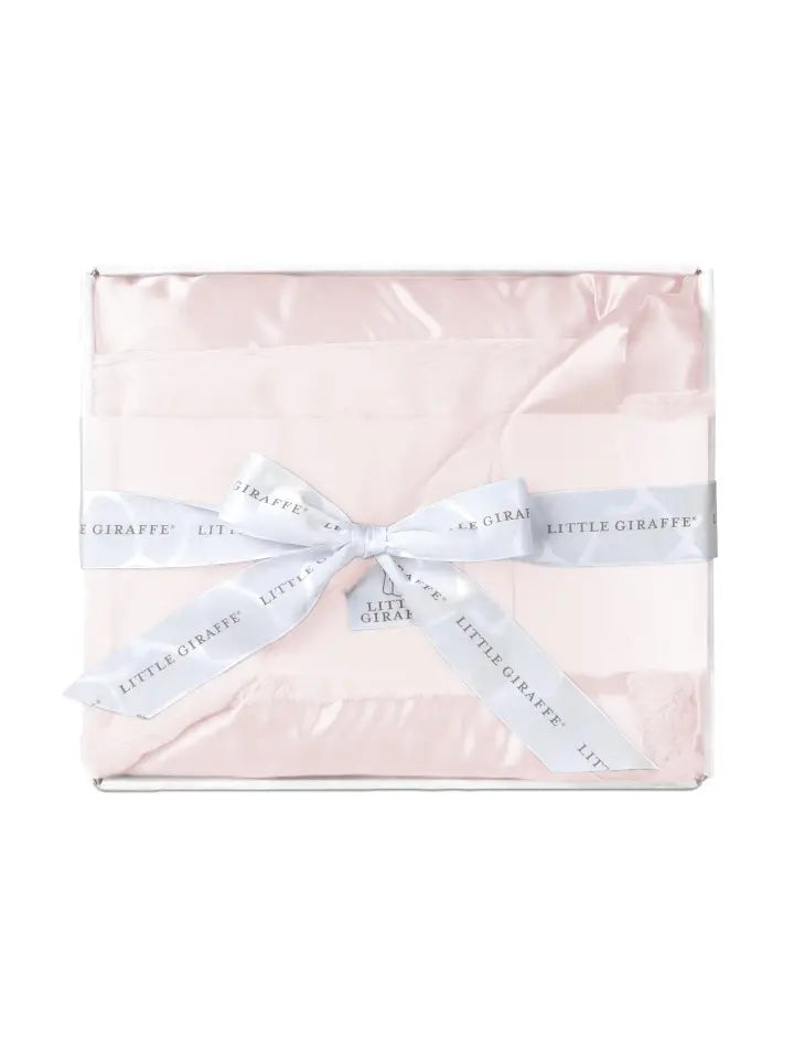 Little Giraffe Luxe Blanket in Pink