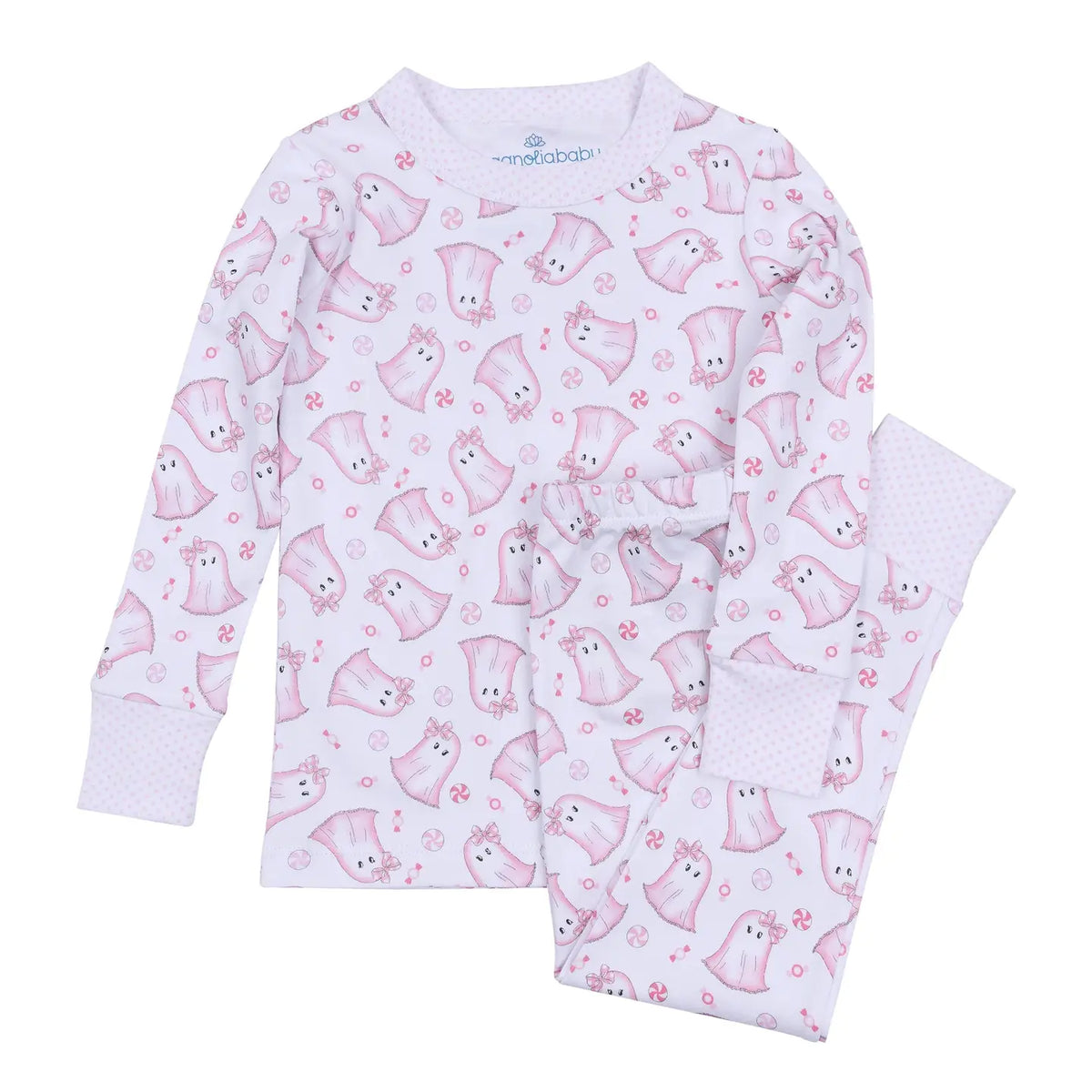 Magnolia Baby My Little Boo Pajamas- Light Pink