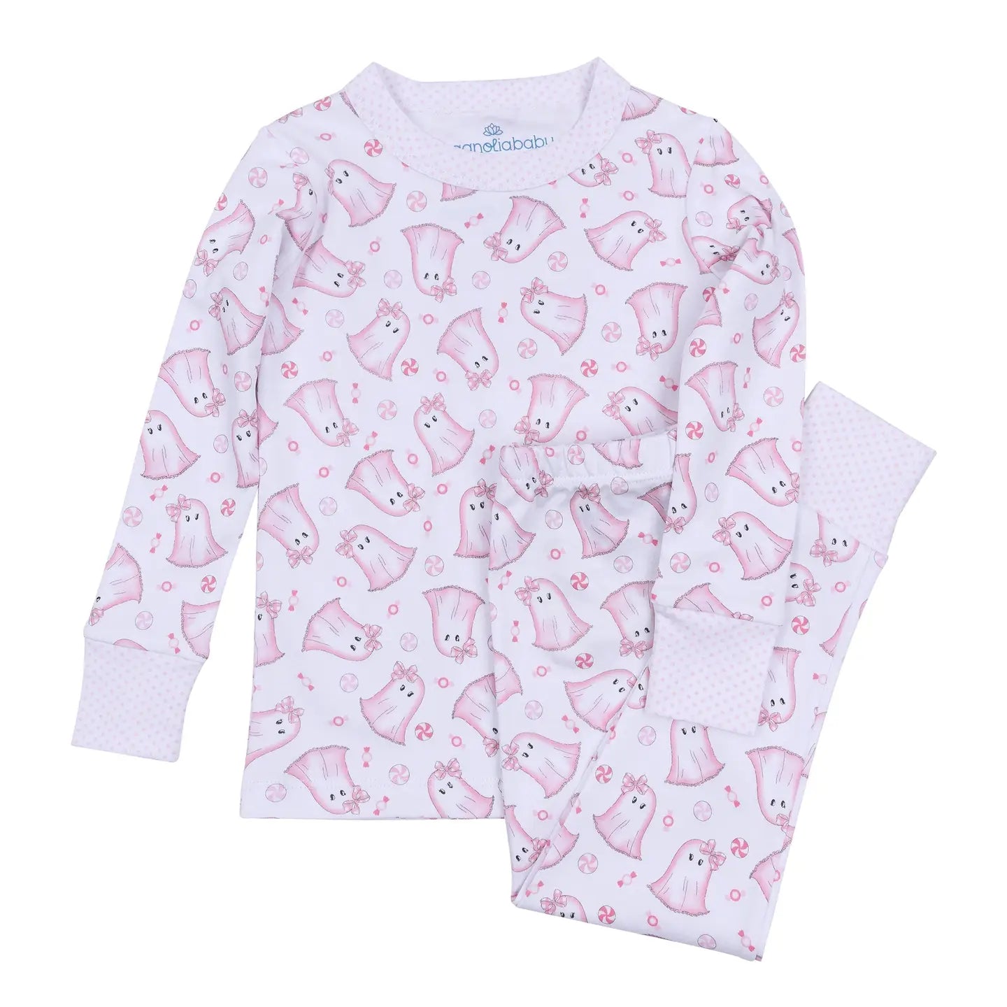 Magnolia Baby My Little Boo Pajamas- Light Pink