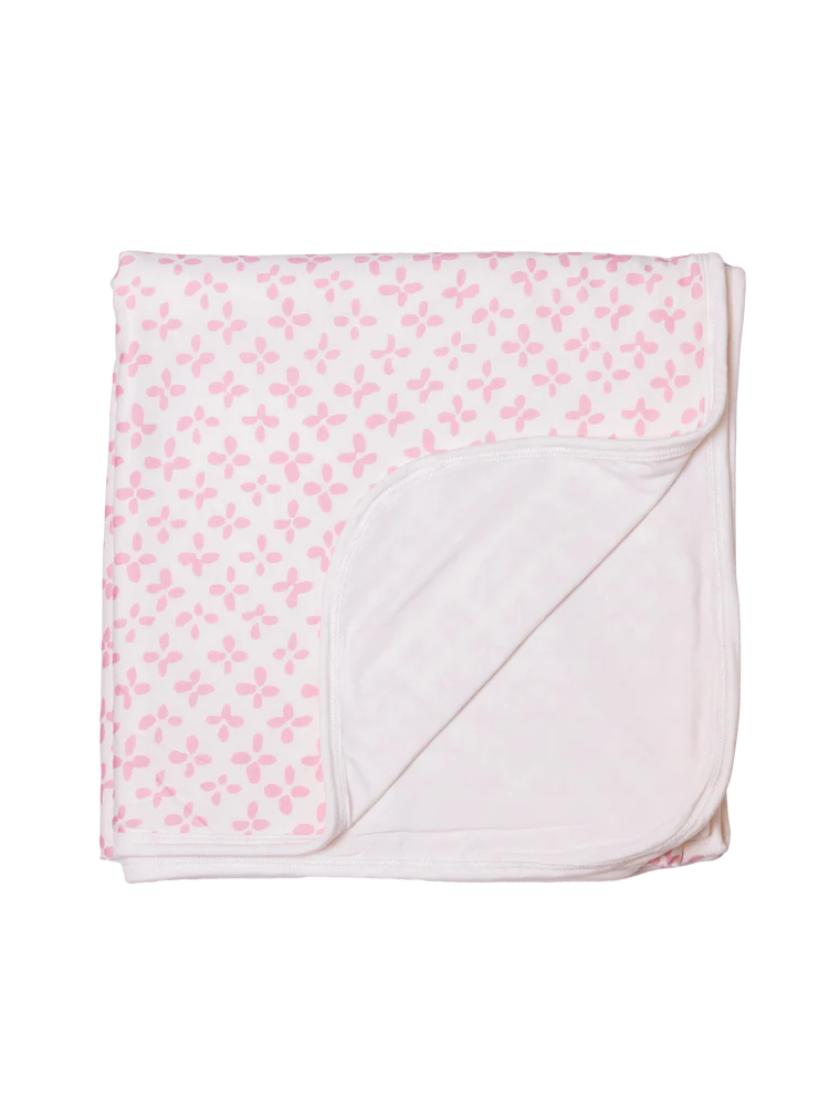 The Uptown Baby Clover Blanket - Pink