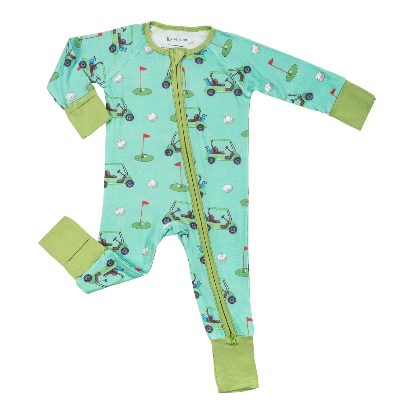 Lolly Banks Golf A Round Baby Bamboo Pajamas