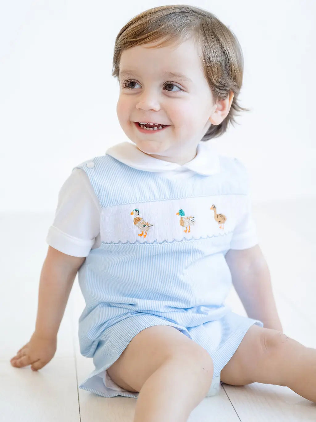 Ruth and Ralph Ducks Smocked Benjamin Jonjon