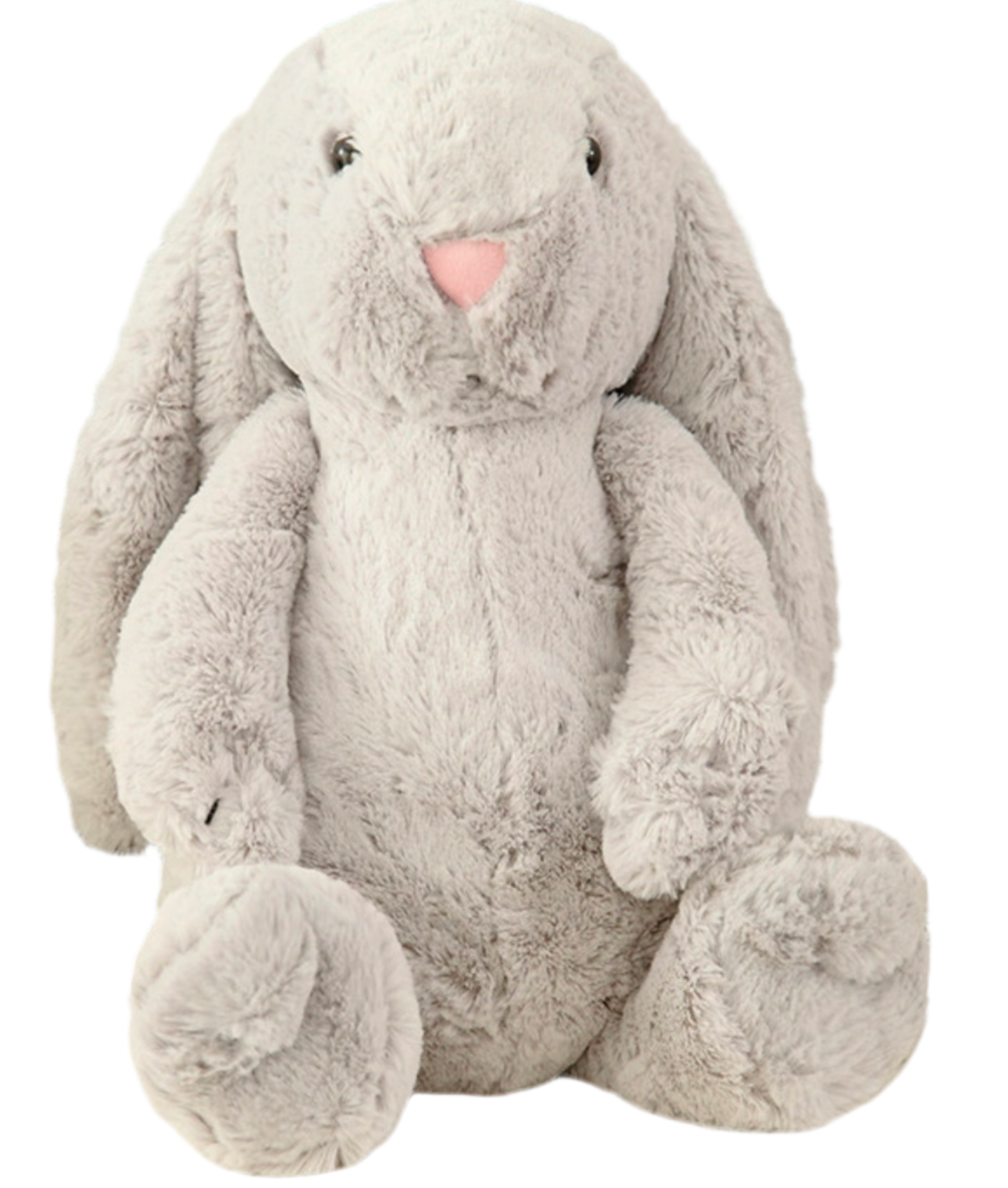 Annie and Charles Plush Bunny-Grey