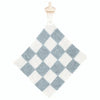 Stephan Baby Plush Pacifier Blankie - Checkerboard