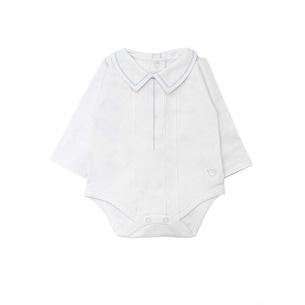 Tecomoabesos Pima Jumpsuit - White & Blue