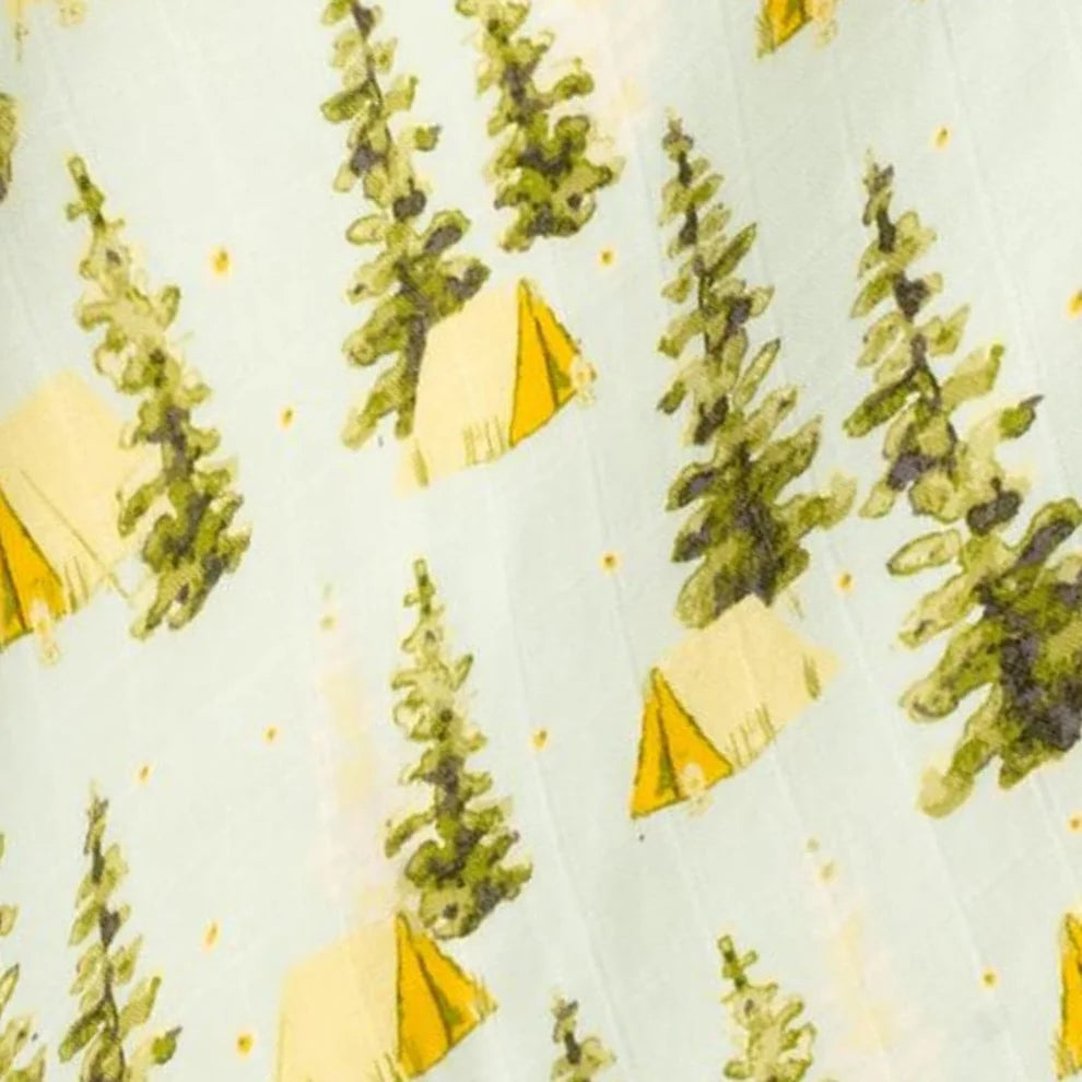 Milkbarn Camping Bamboo Muslin Swaddle Blanket