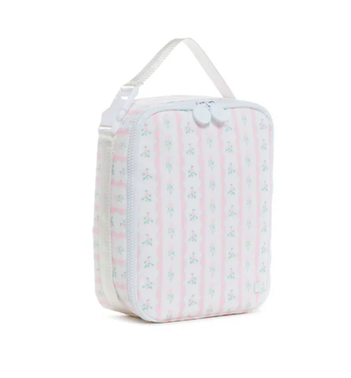 TRVL DESIGN  Lunch Box Insulated in Ribbon Floral Pink