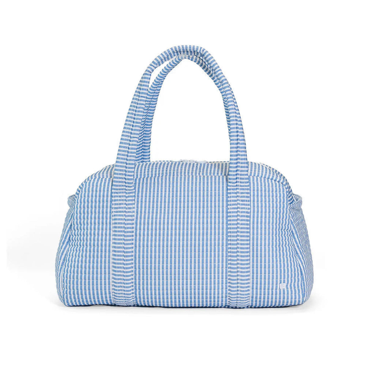 TRVL DESIGN  Quilted Grande Duffle - Pimlico Stripe Chambray