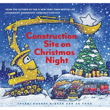 Construction Site on Christmas  Night Book