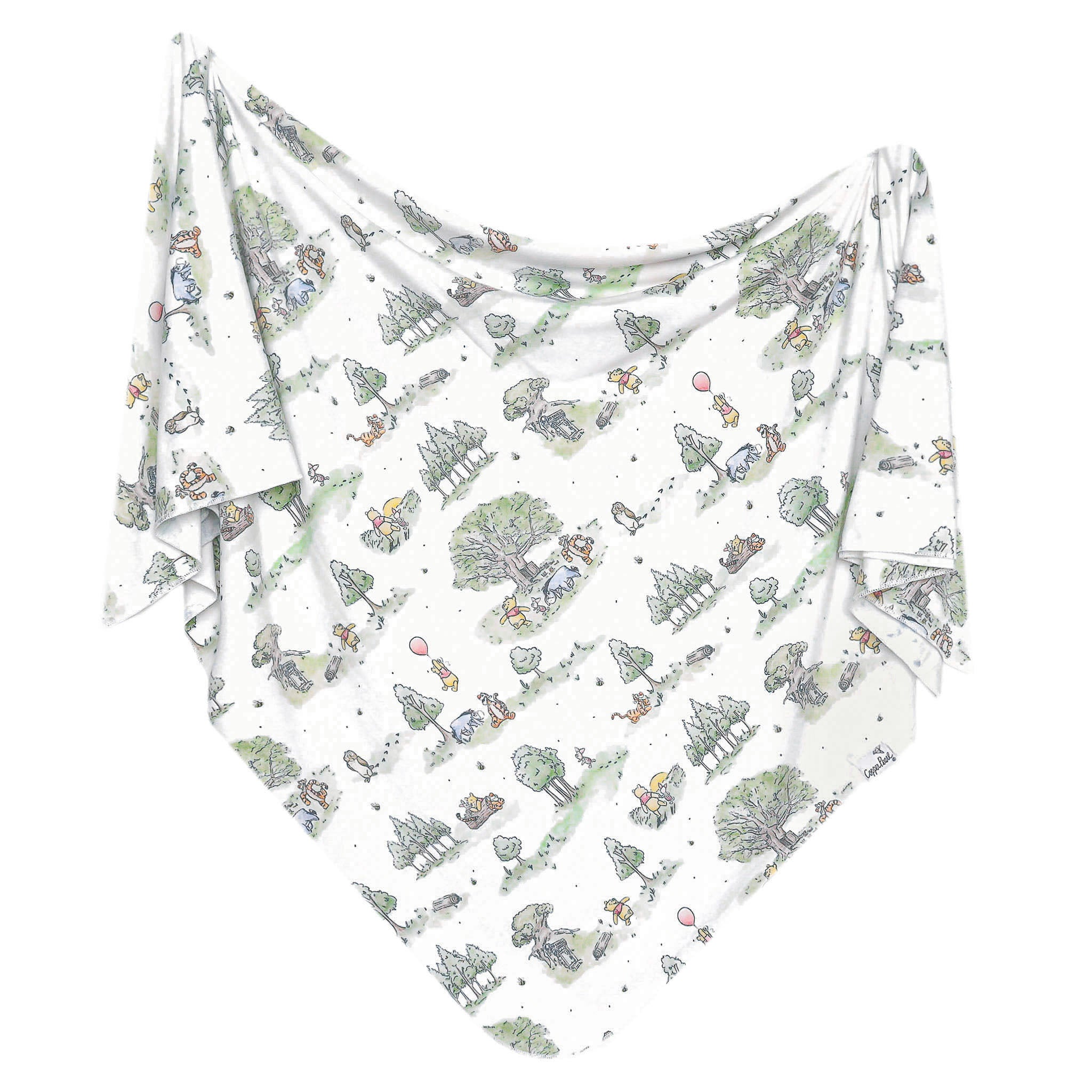 Copper Pearl Swaddle Blanket-Hundred Acre Wood