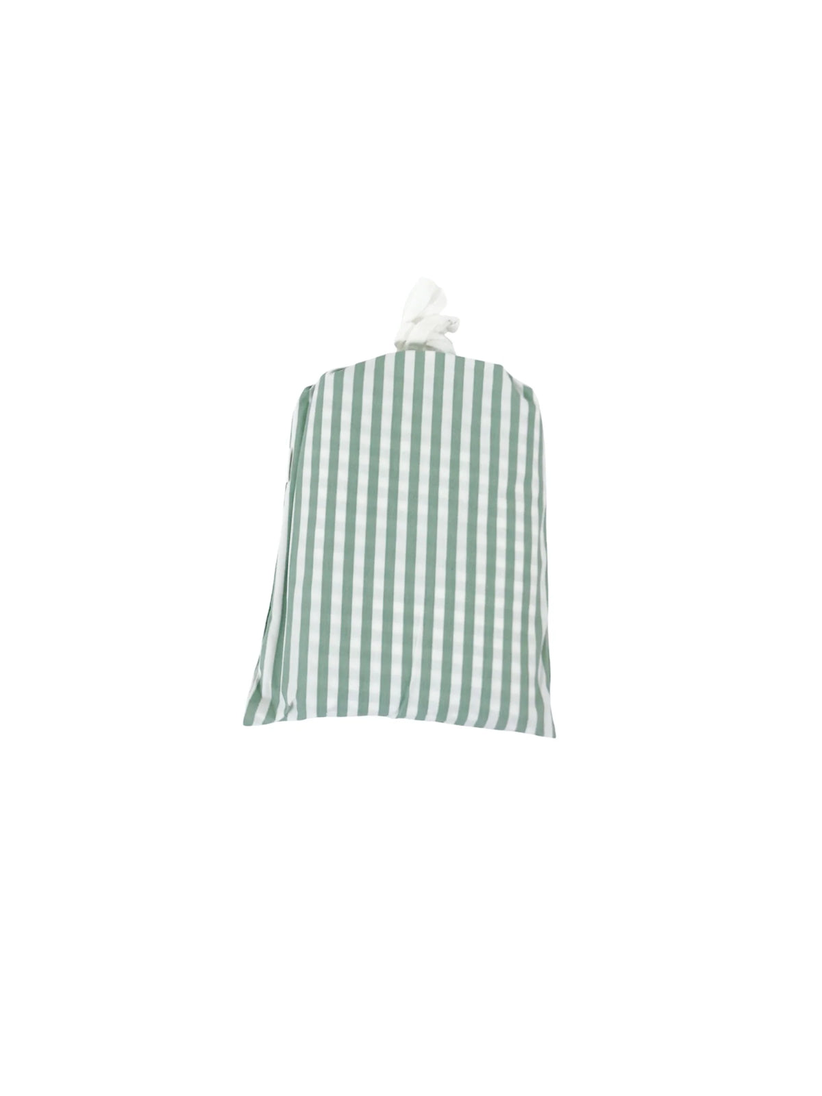 The Uptown Baby Crib Sheet - Cabana Stripe Sage