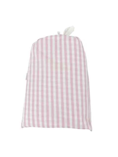 The Uptown Baby Crib Sheet - Cabana Stripe Pink