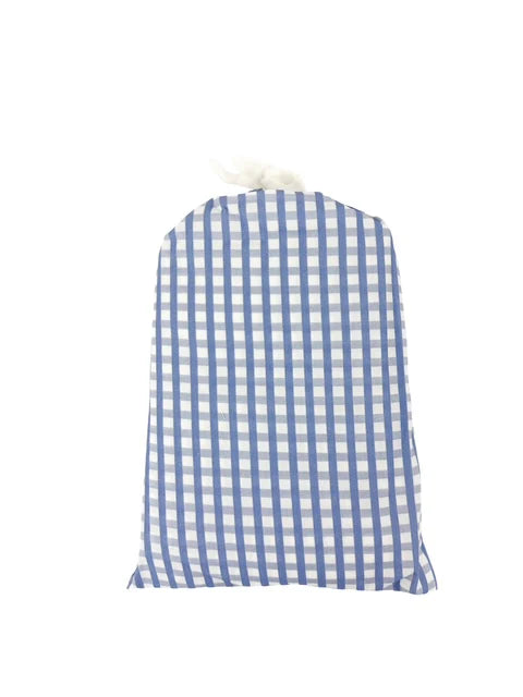 The Uptown Baby Crib Sheet - Gingham French Blue