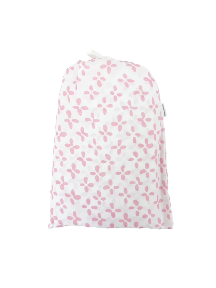 The Uptown Baby Crib Sheet - Clover Pink