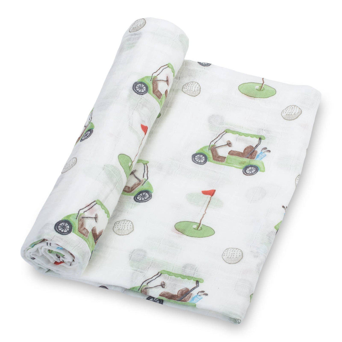 Lolly Banks Golf A Round Muslin Swaddle Blanket