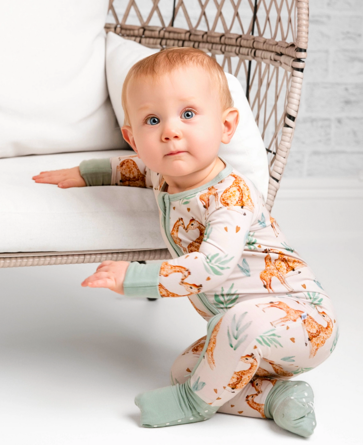 Jammie Sessions Mother's Love Giraffe Romper
