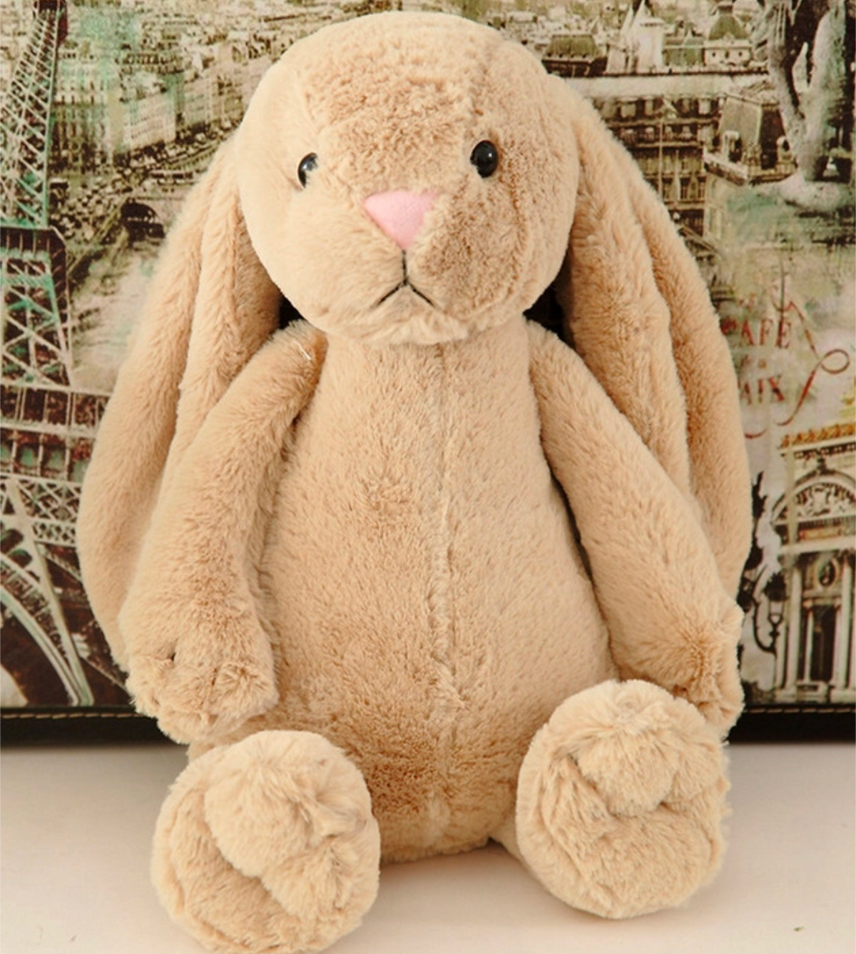 Annie and Charles Plush Bunny-Beige