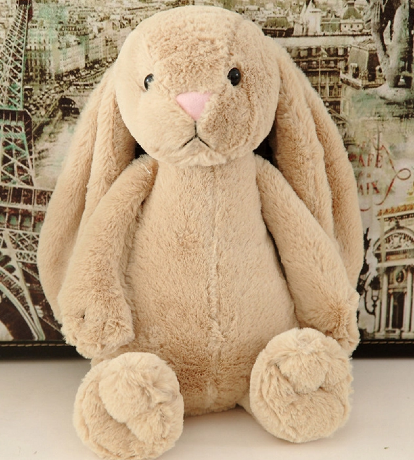 Annie and Charles Plush Bunny-Beige