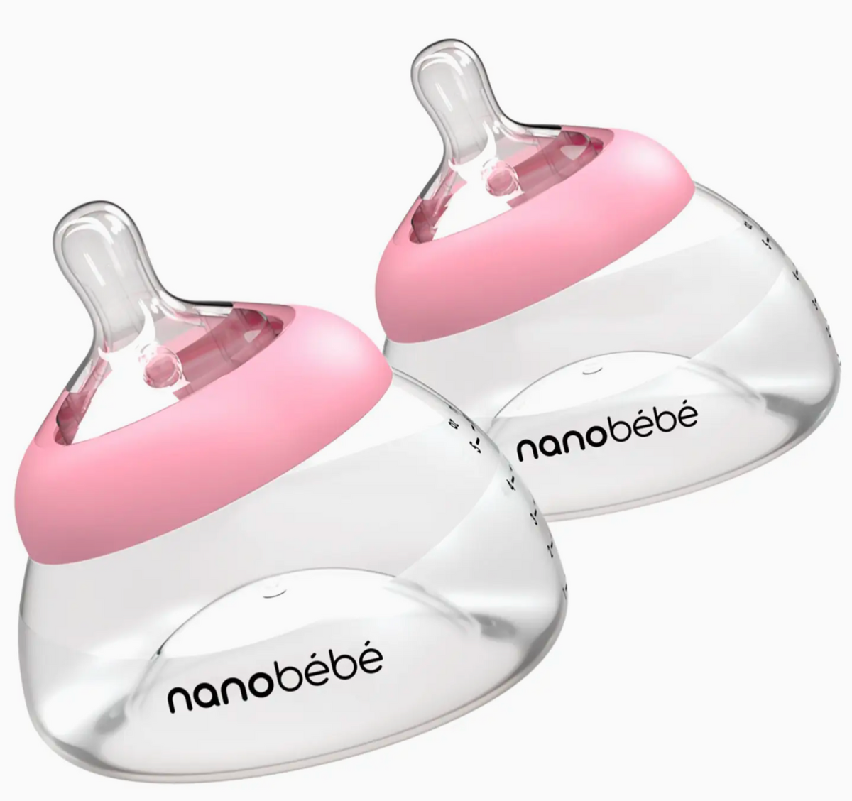 Nanobebe Breastmilk Bottles 5oz-Pink