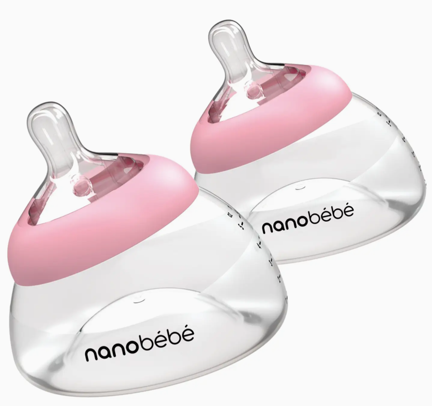 Nanobebe Breastmilk Bottles 5oz-Pink