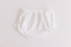Terry Tots Diaper Cover in White Jacquard