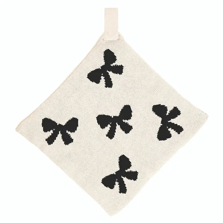 Stephan Baby Plush Pacifier Blankie - Bow