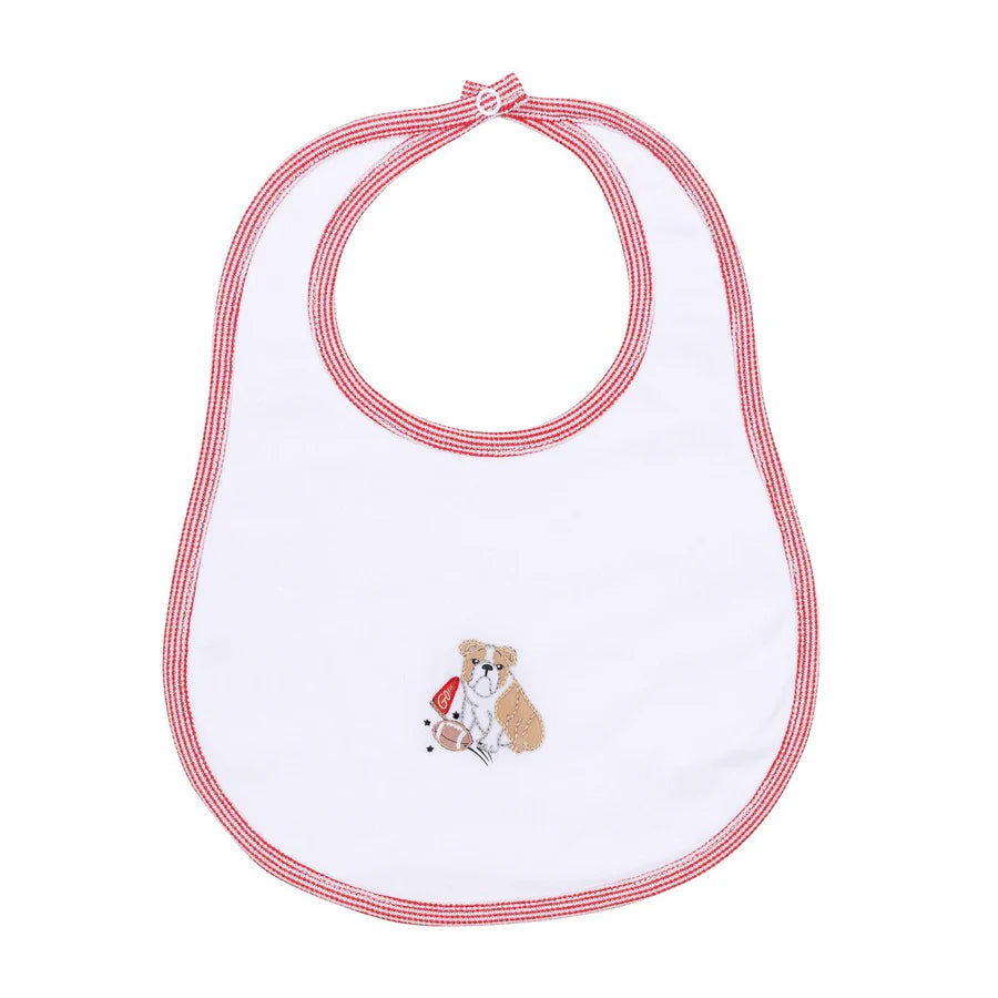 Go Dawgs! Embroidered Bib by Magnolia Baby