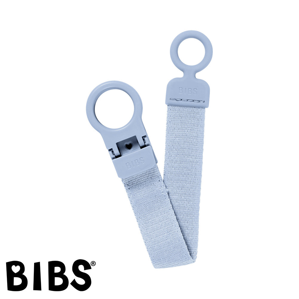 Bibs Loop Pacifier Clip- Dusty Blue