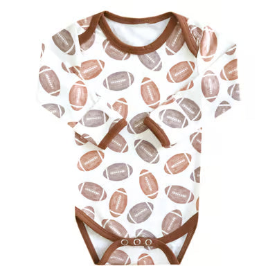 Copper Pearl Long Sleeve Body Suit in Blitz (18-24 months)