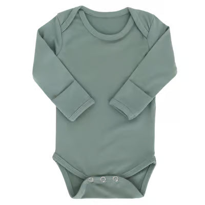 Copper Pearl Long Sleeve Bodysuit in Briar