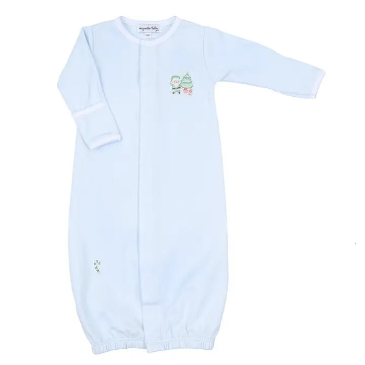 Magnolia Baby Sweet Little Christmas Blue Embroidered Converter