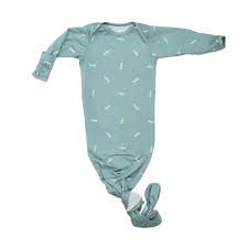 Three Little Tots Newborn Baby Knotted Gown Tie Gown (Arrow)