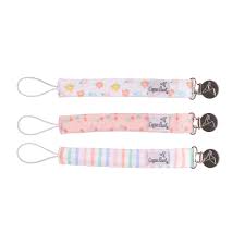Copper Pearl Binky Clips-Cheery